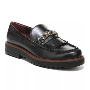 Franco Sarto — Lug Sole Loafers — W — Size 8 — Black